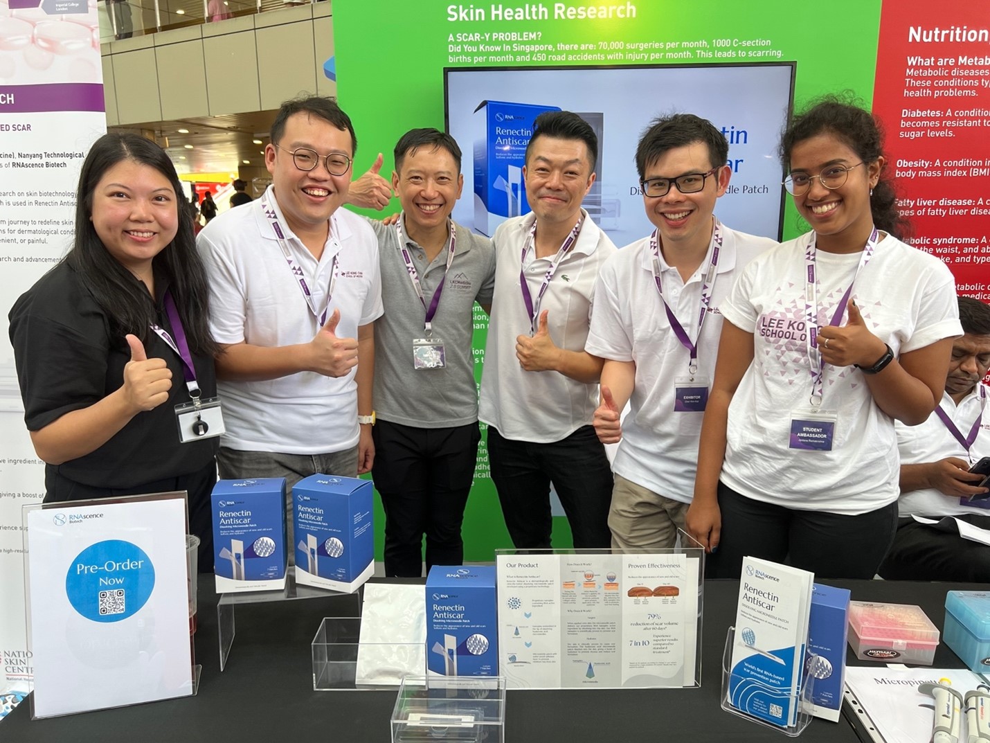 Figure 3_The RNAscence Biotech team converged at the Art and Science of Medicine Festival 2023 hosted by LKCMedicine@HDB Hub