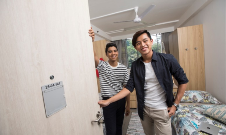 students in saraca hall