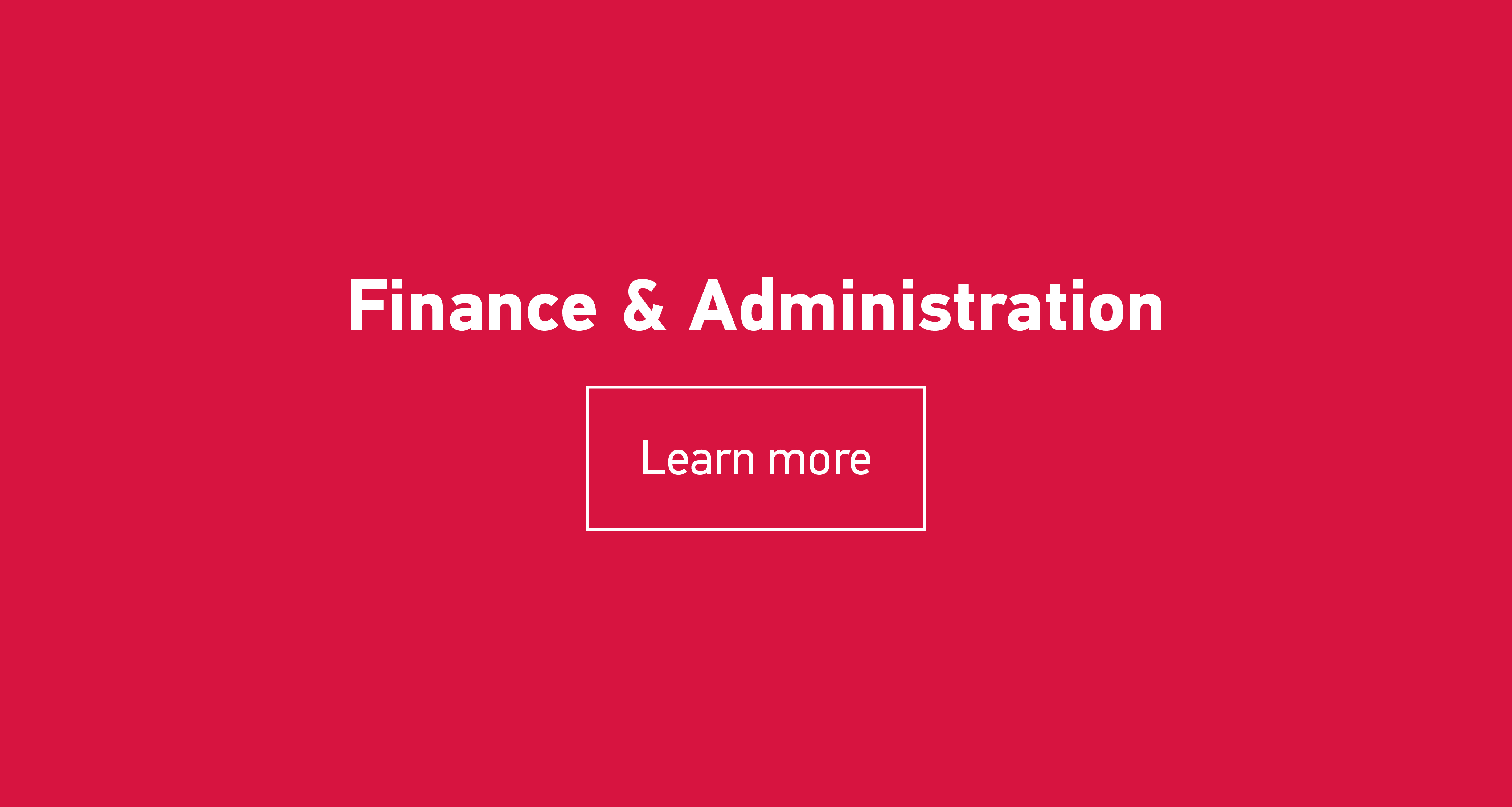 Finance & Administration