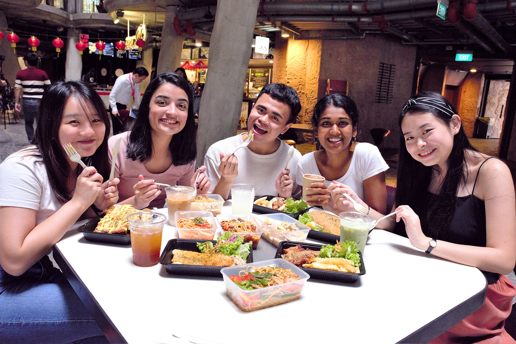 Students at The Hive