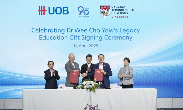 UOB and Wee Foundation gift to NTU