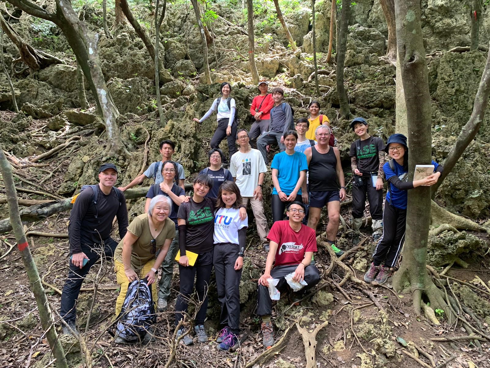 Karst forest group Taiwan