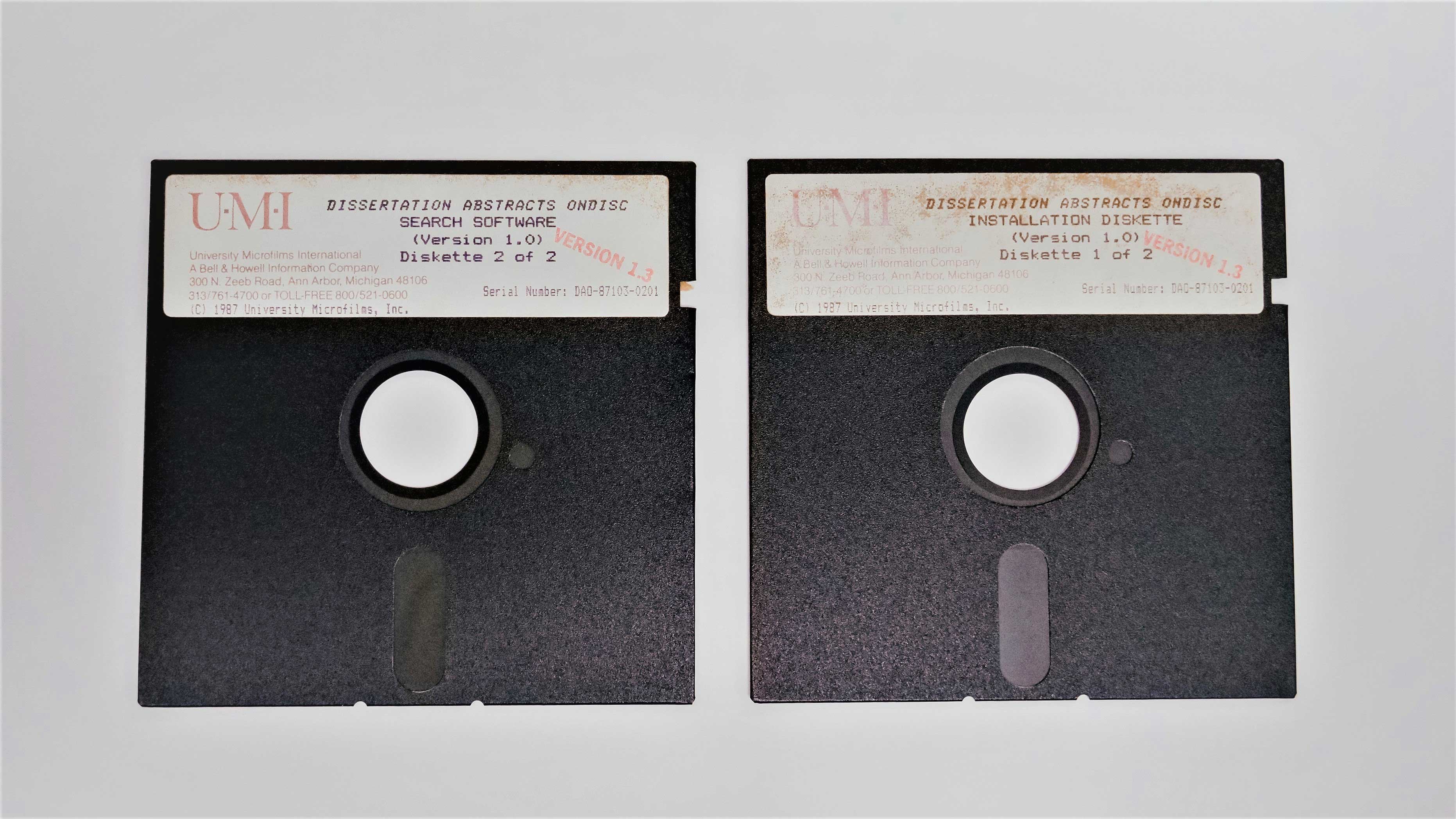 5.25 inch floppy disk - dissertation abstracts
