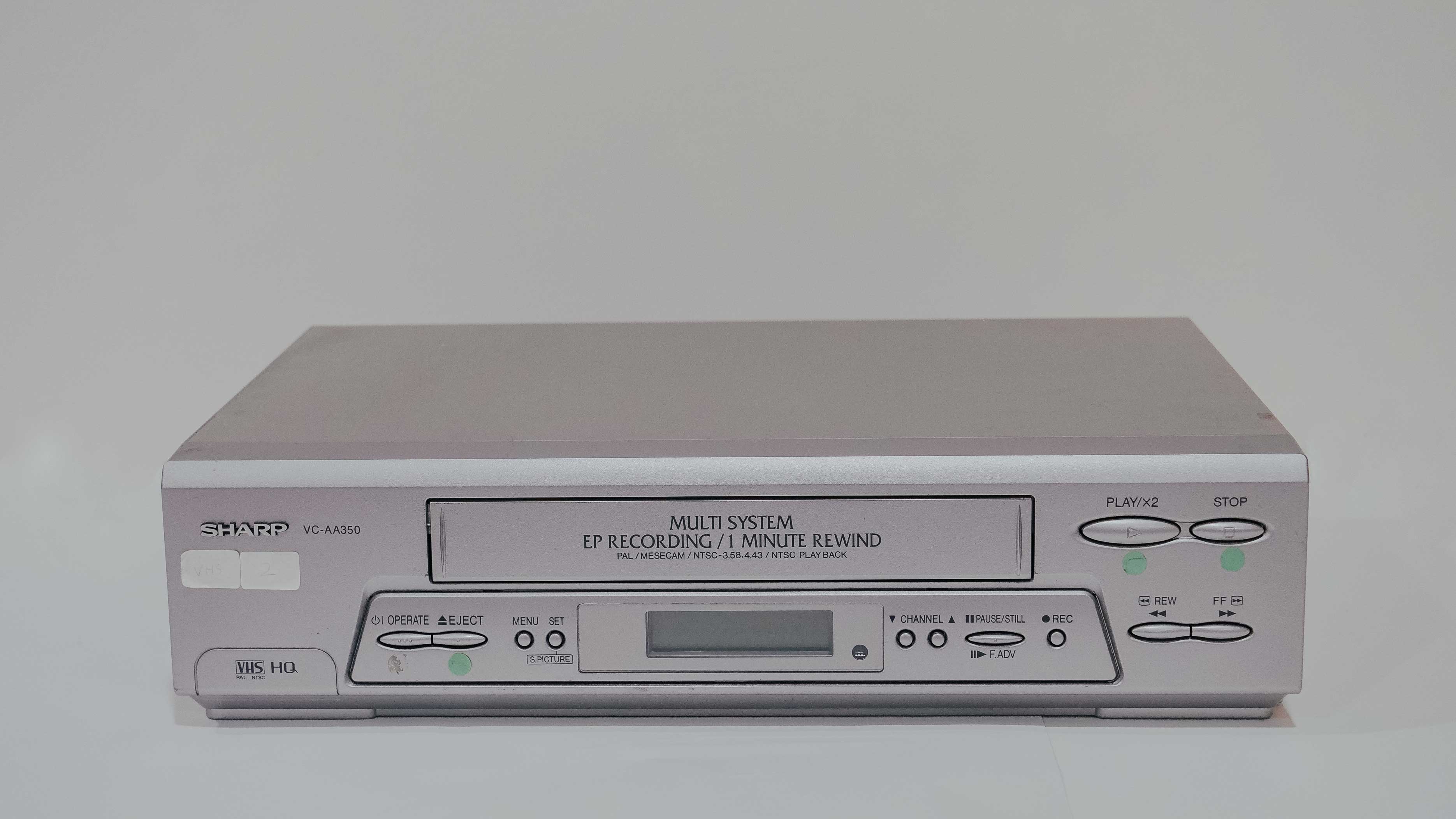 Videocassette recorder (VCR) - Sharp VC-AA350 Video Cassette Recorder.