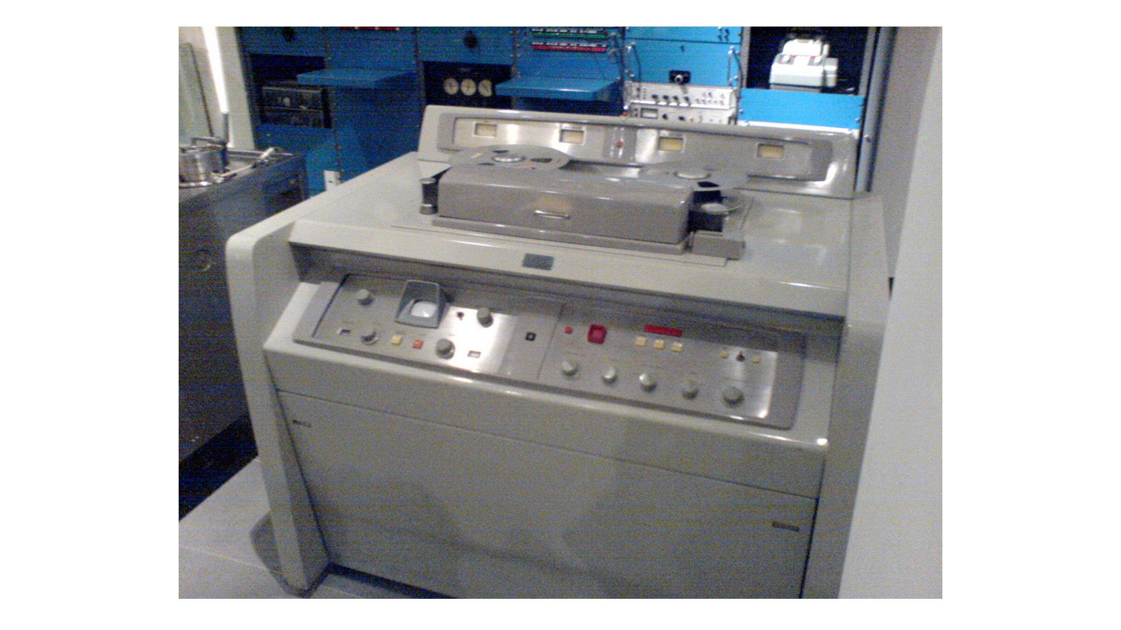 First magnetic tape video recorder by Ampex.