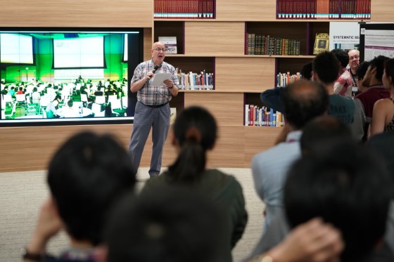 LKCMedicine Second Scientific Retreat - Prof George Augustine.JPG