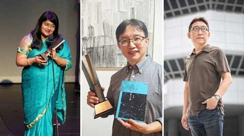 Collage of Dr Prasanthi Ram, Yong Shu Hoong and Assoc Prof Tan Chee Lay