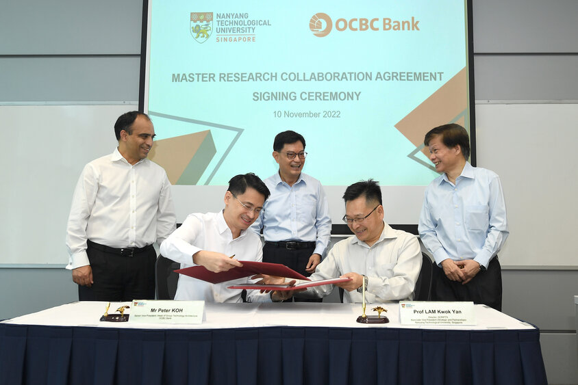Master Research Collaboration Agreement Signing Ceremony with OCBC