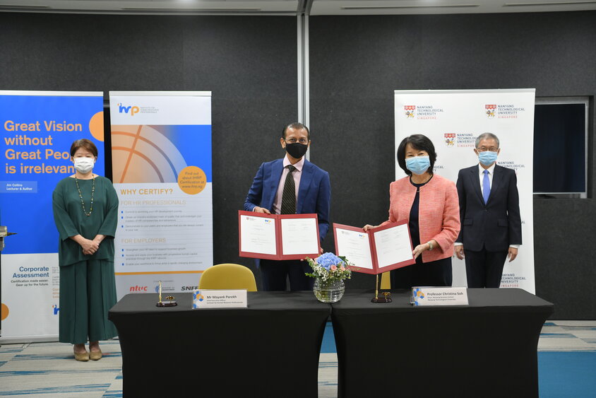 Signing ceremony to launch MiniMasters™ programmes to develop talent in human resources