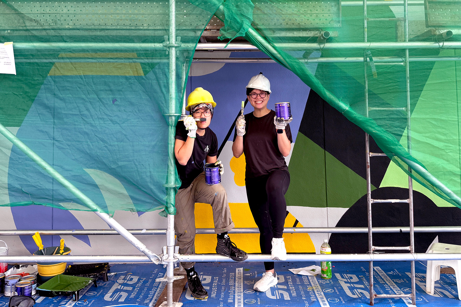 Becoming Mural artists 8EyedSpud