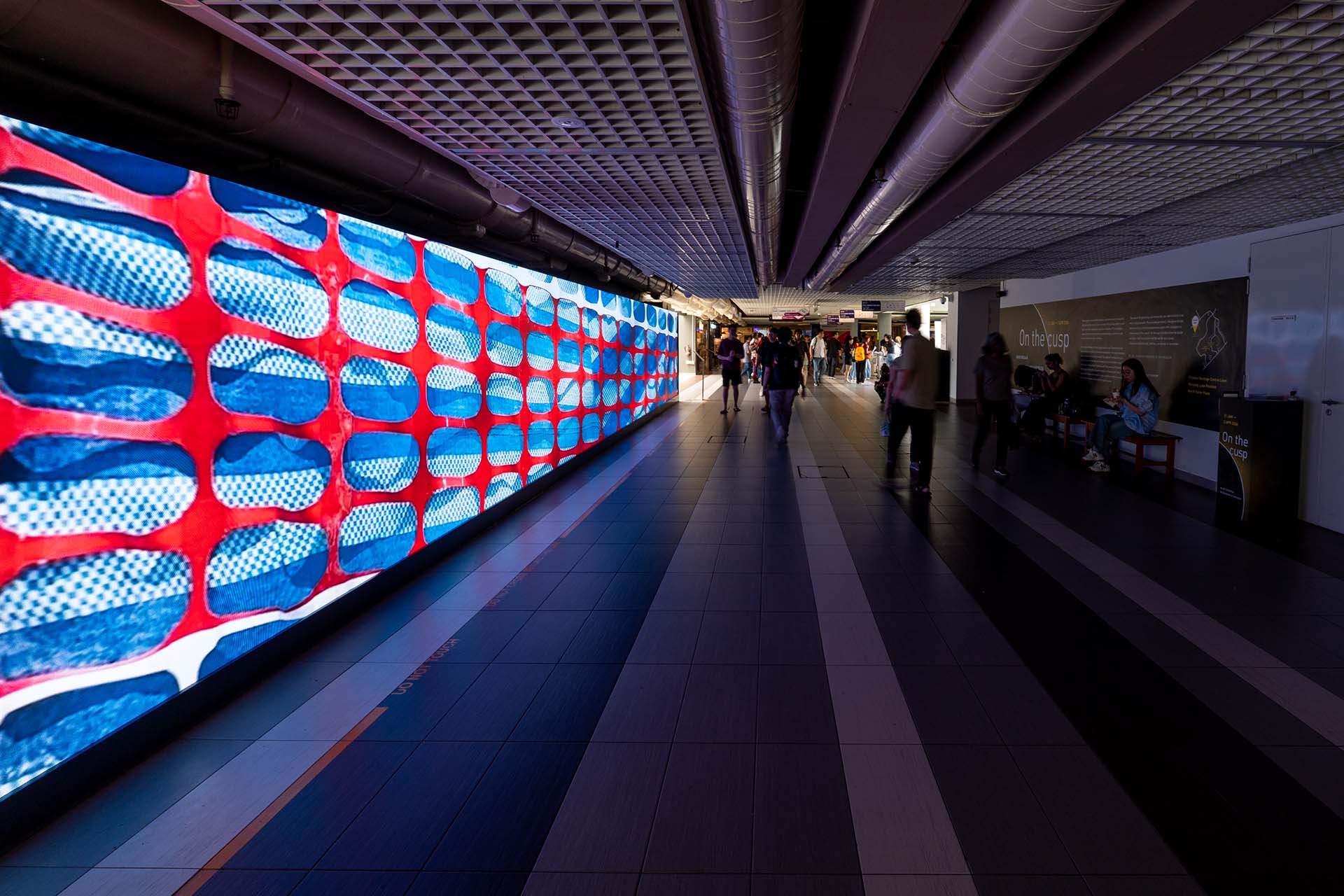 Installation view of Turn On by Tromarama