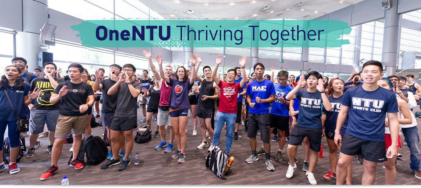 A group of NTU students and employees