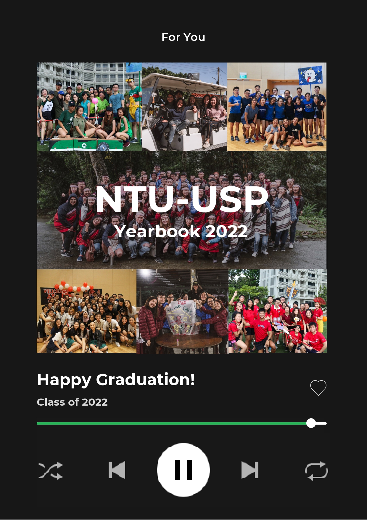 NTU-USP Yearbook 2022 cover
