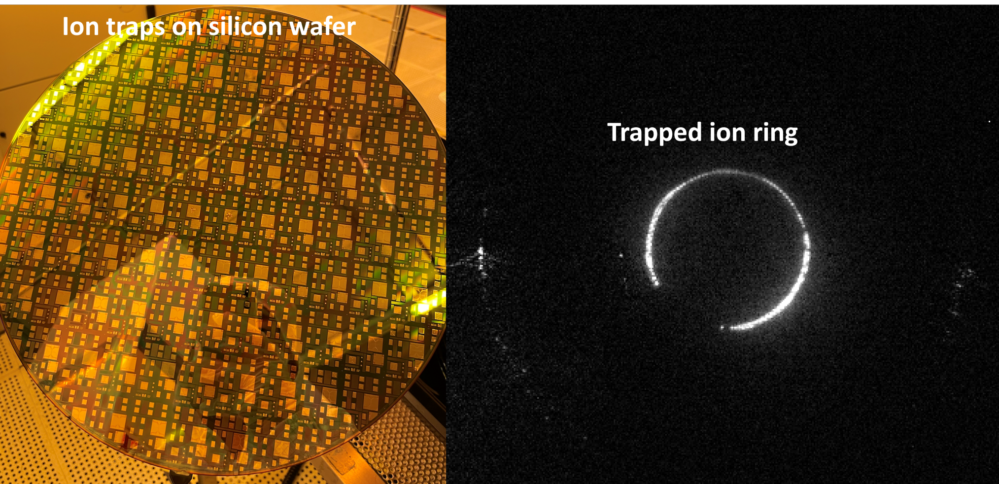 Figure 2: Corresponding image of the photonics--integrated ion trap.