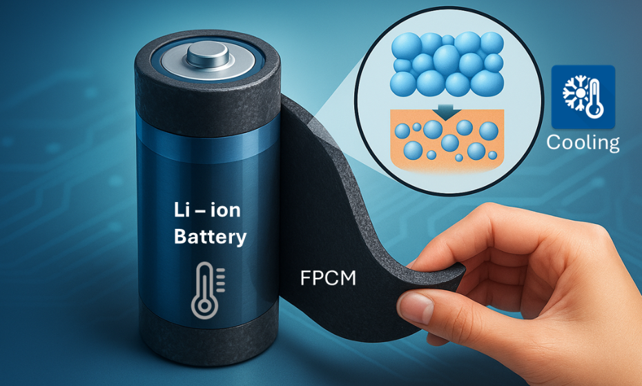 Mouldable Thermally Composite Phase Change Material