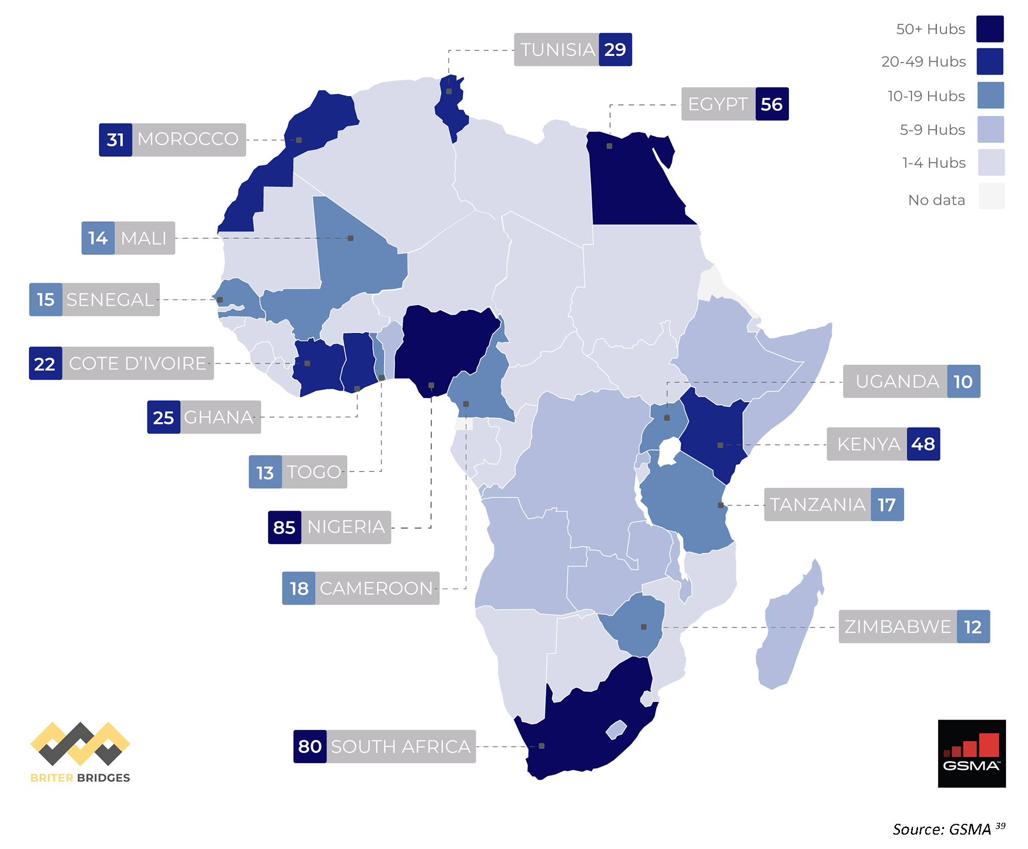 Africa's tech hubs