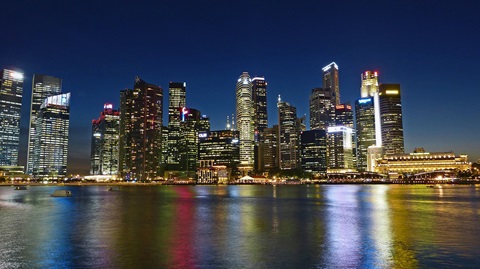 Skyline of Singapore
