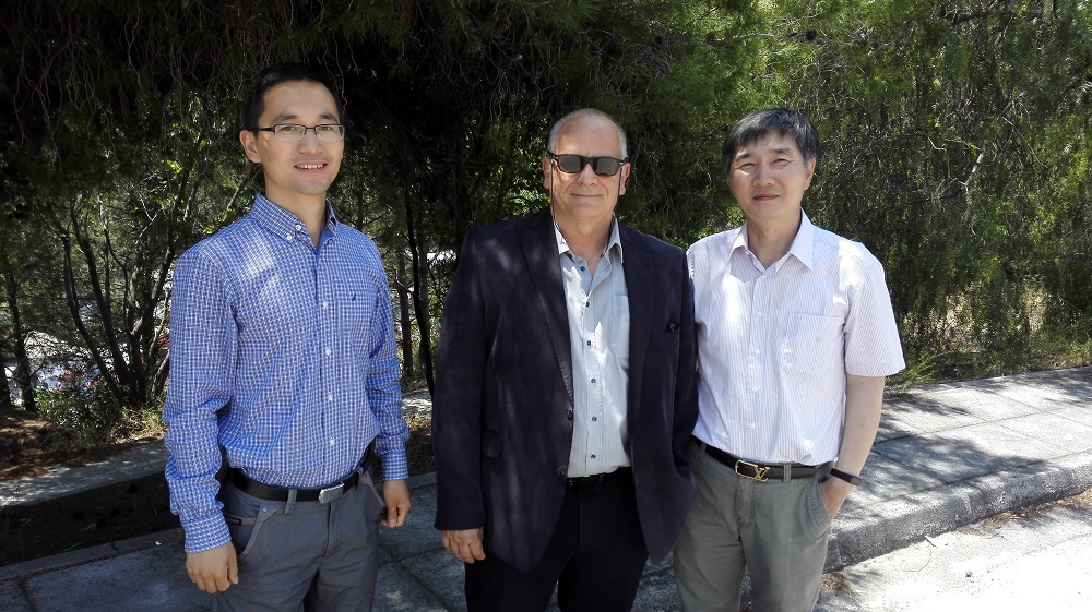 Dr Liu Shukui, Prof Apostolos Papanikolaou and Prof Fan Sheming