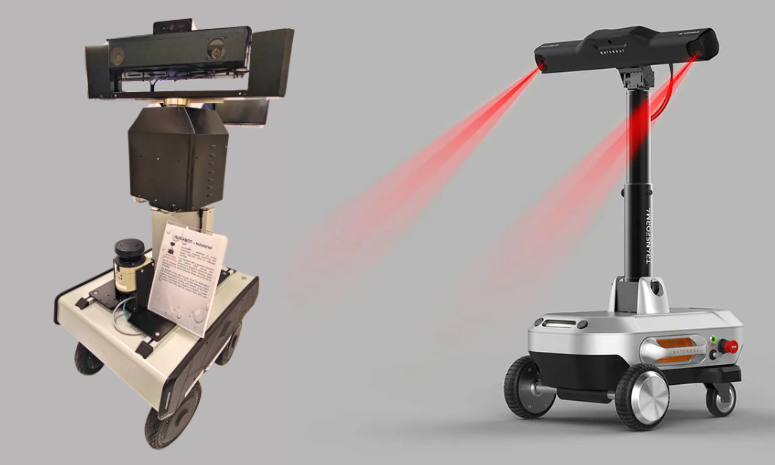 Quicabot Industrial (left) and Quicabot (right)