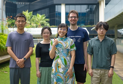 SBS Researchers Anni Zhang and her team members developed a new DNA sequence alignment algorithm