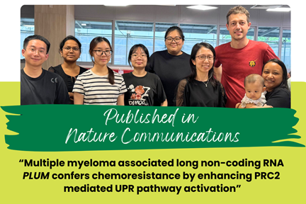 SBS Researchers Li Yinghui and her lab members on their paper published in Nature Communications