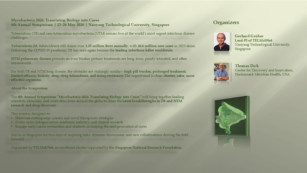 4th Annual Symposium Mycobacteria 2026 - Event Banner