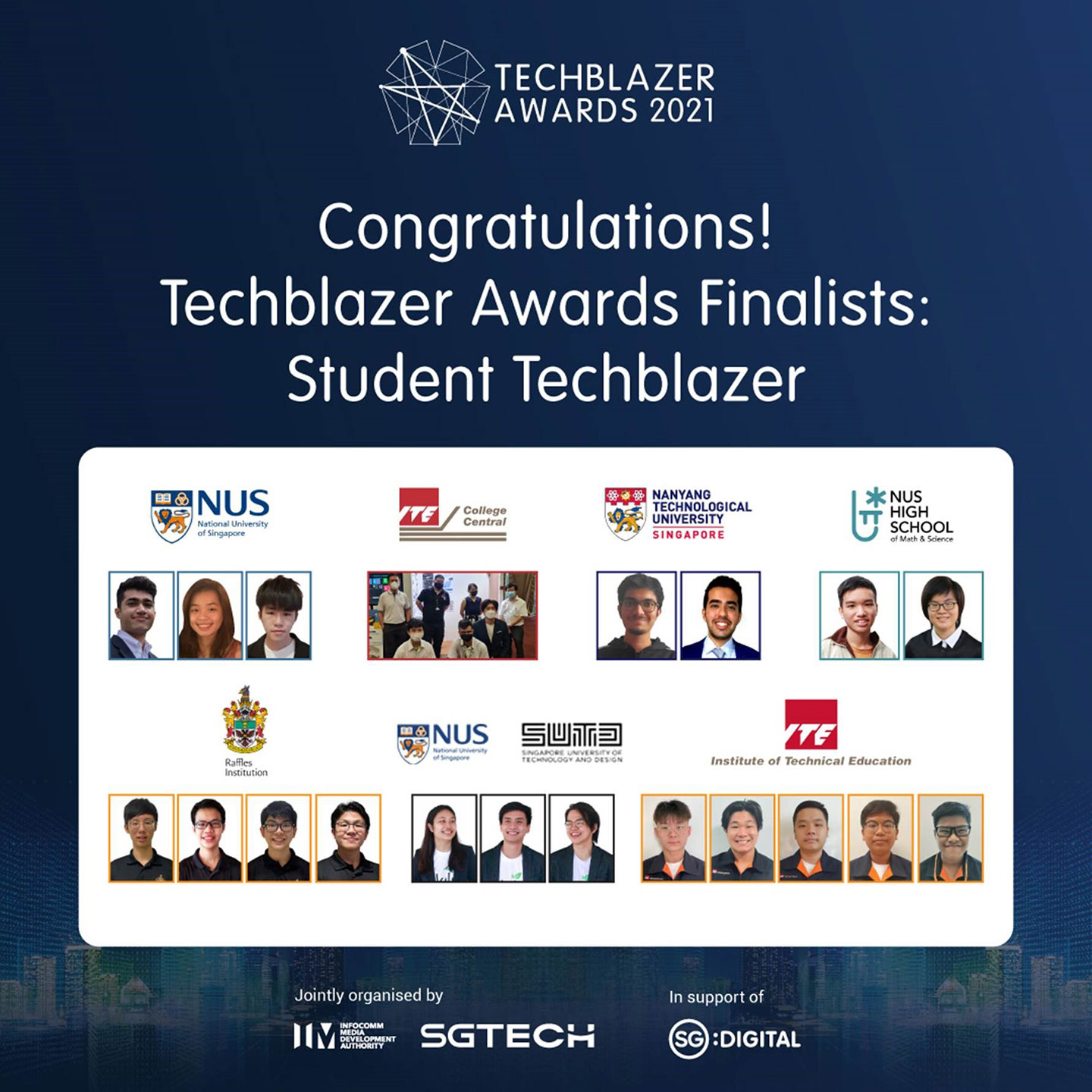 Image of Techblazer Awards Finalists.