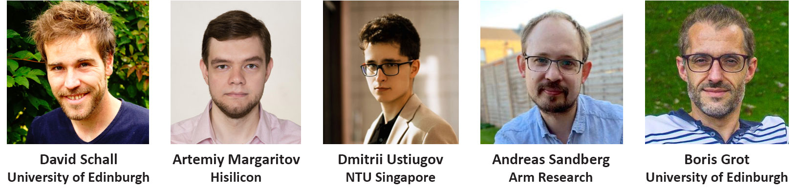 Photo of 5 universities researchers.