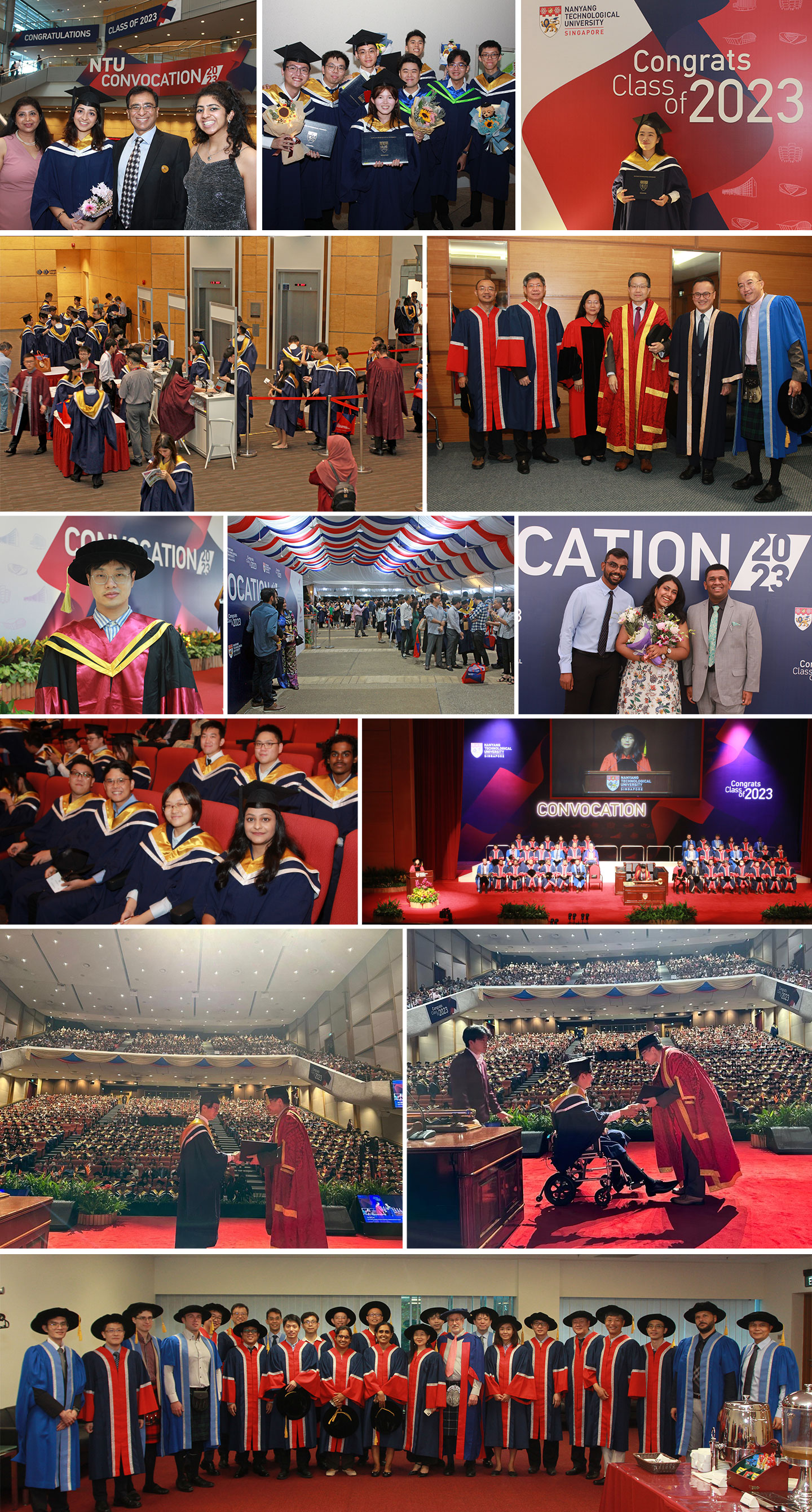 Collage photos of SCSE Convocation 2023