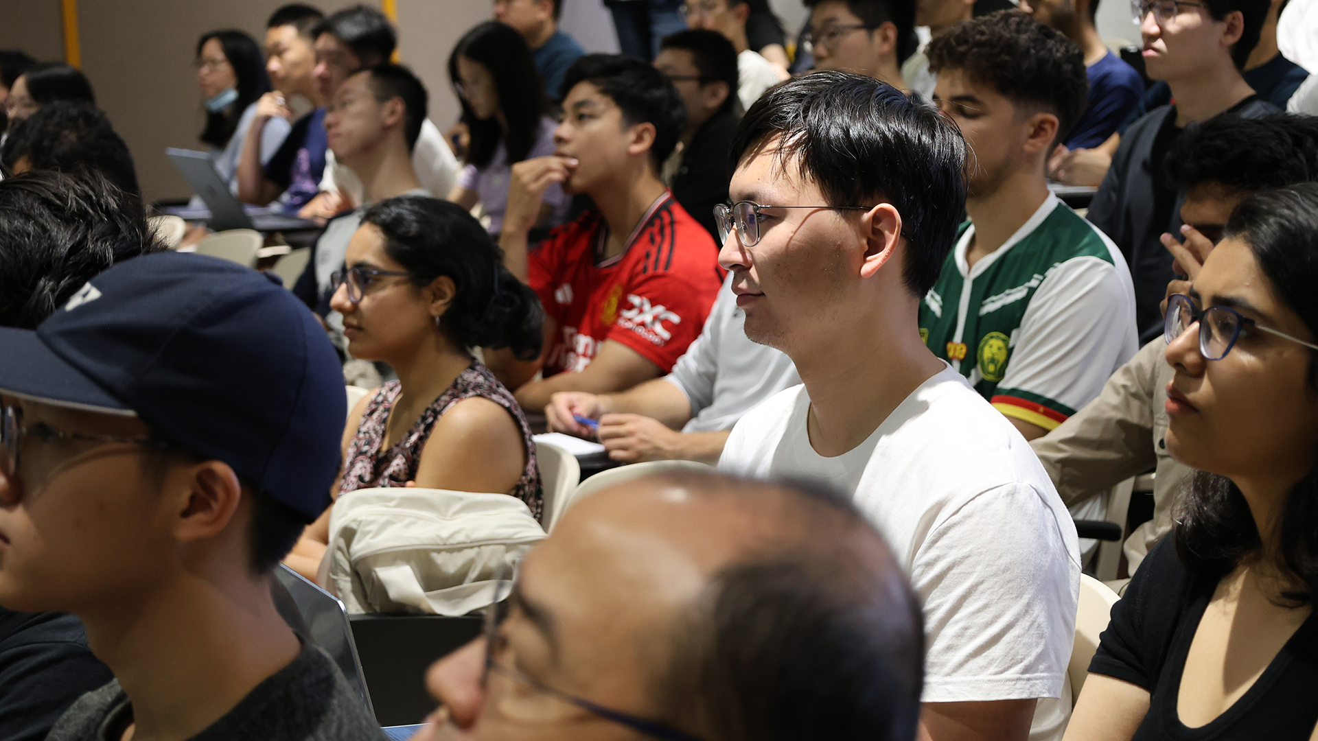 Google Deepmind talk: CCDS Students listening to Dr Manish Gupta