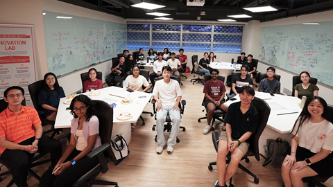 Catalyst@iLab 2nd edition 2025 with a group of student mentors and mentees