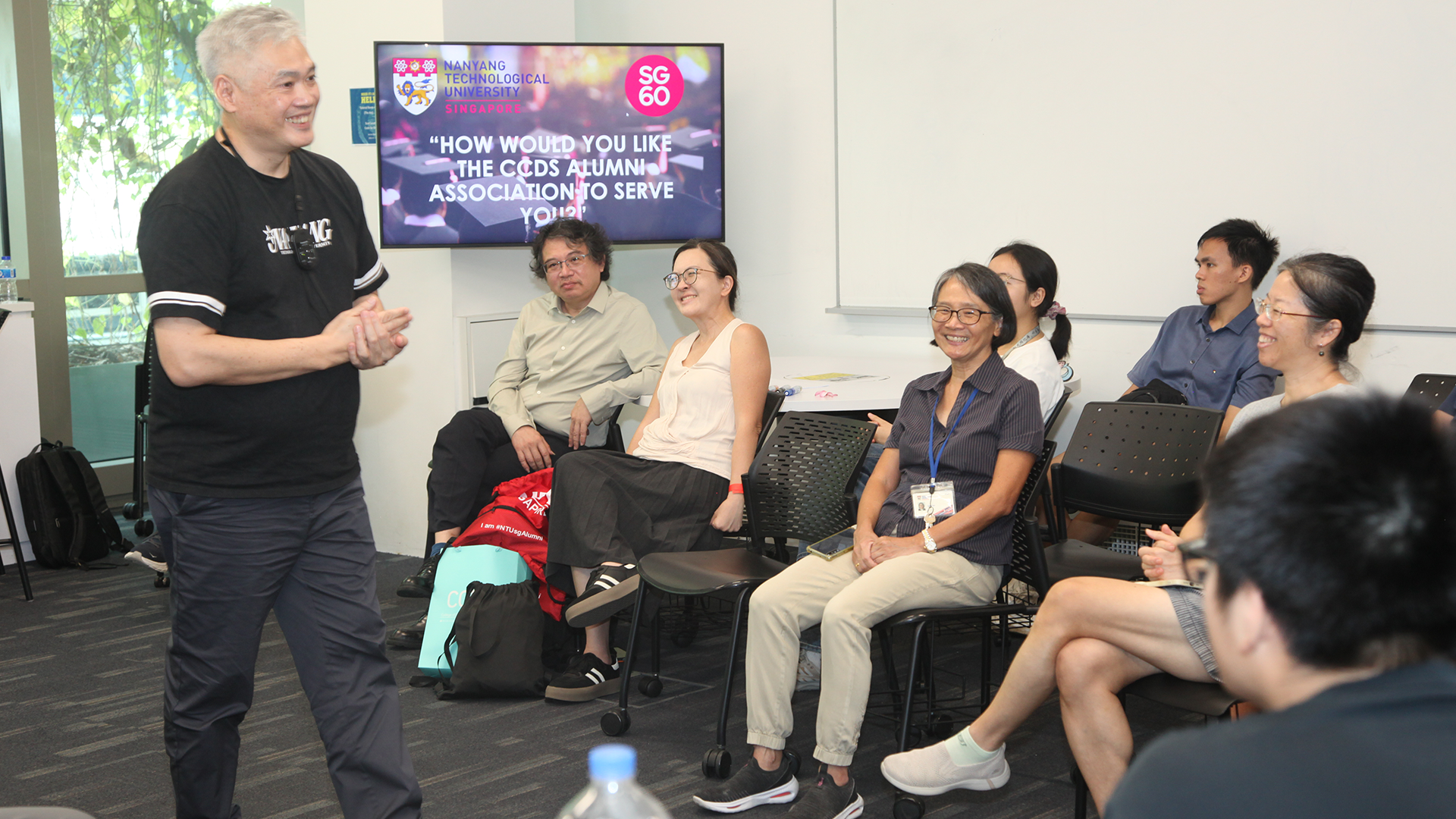 David Ho President CCDS Alumni at CCDS Homecoming 2025