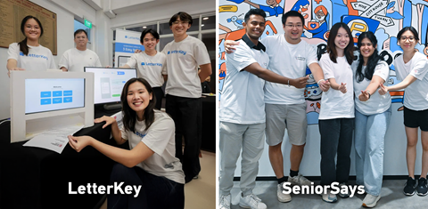 CCDS students in LetterKey and SeniorSays