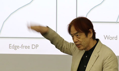 Professor Ryohei Nakatsu from Kyoto University was invited to SCSE to give a public seminar entitled "From Speech Technologies to Multimedia Technologies and Art”.
