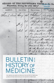 Bulletin of the History of Medicine 99-2