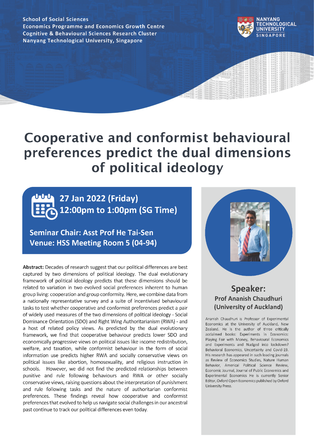 political differences; political ideology; Cooperative and conformist behavioural preferences