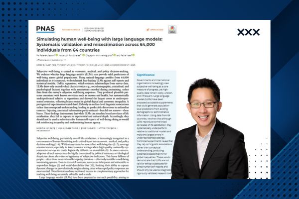 Prof Nick co-leads groundbreaking study on AI and global well-being ...