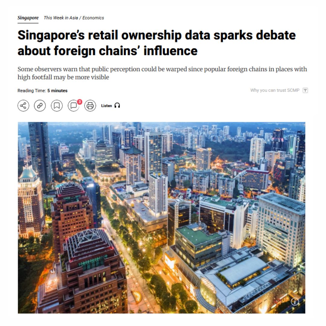 Singapore’s retail ownership data sparks debate about foreign chains ...