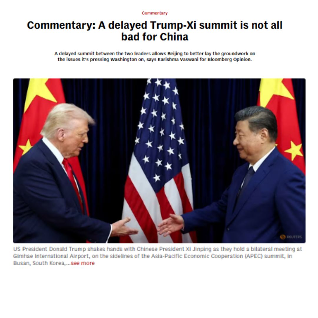 Commentary: A delayed Trump-Xi summit is not all bad for China | School ...