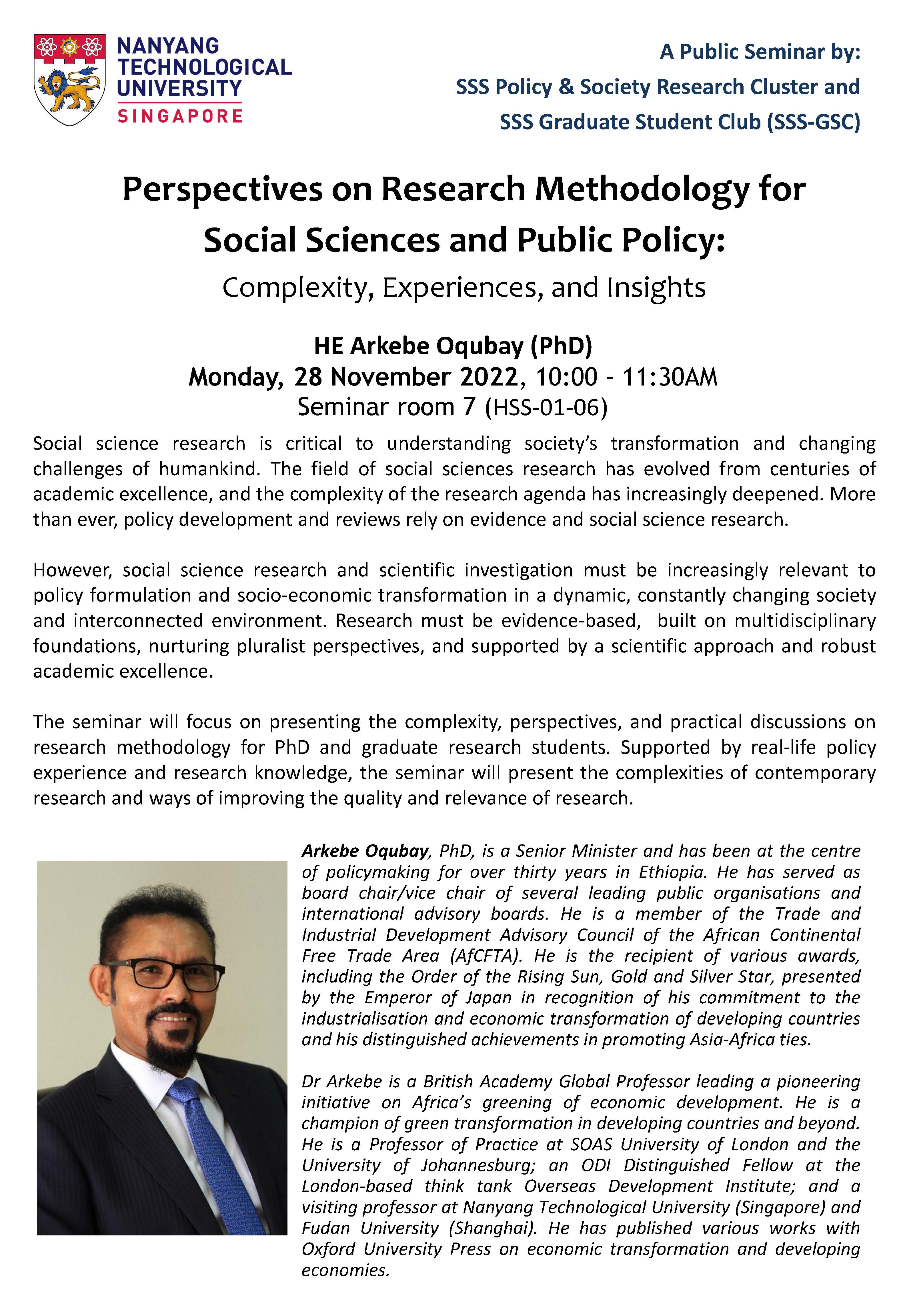 Perspective, Research Methodology, Social Sciences, Public Policy