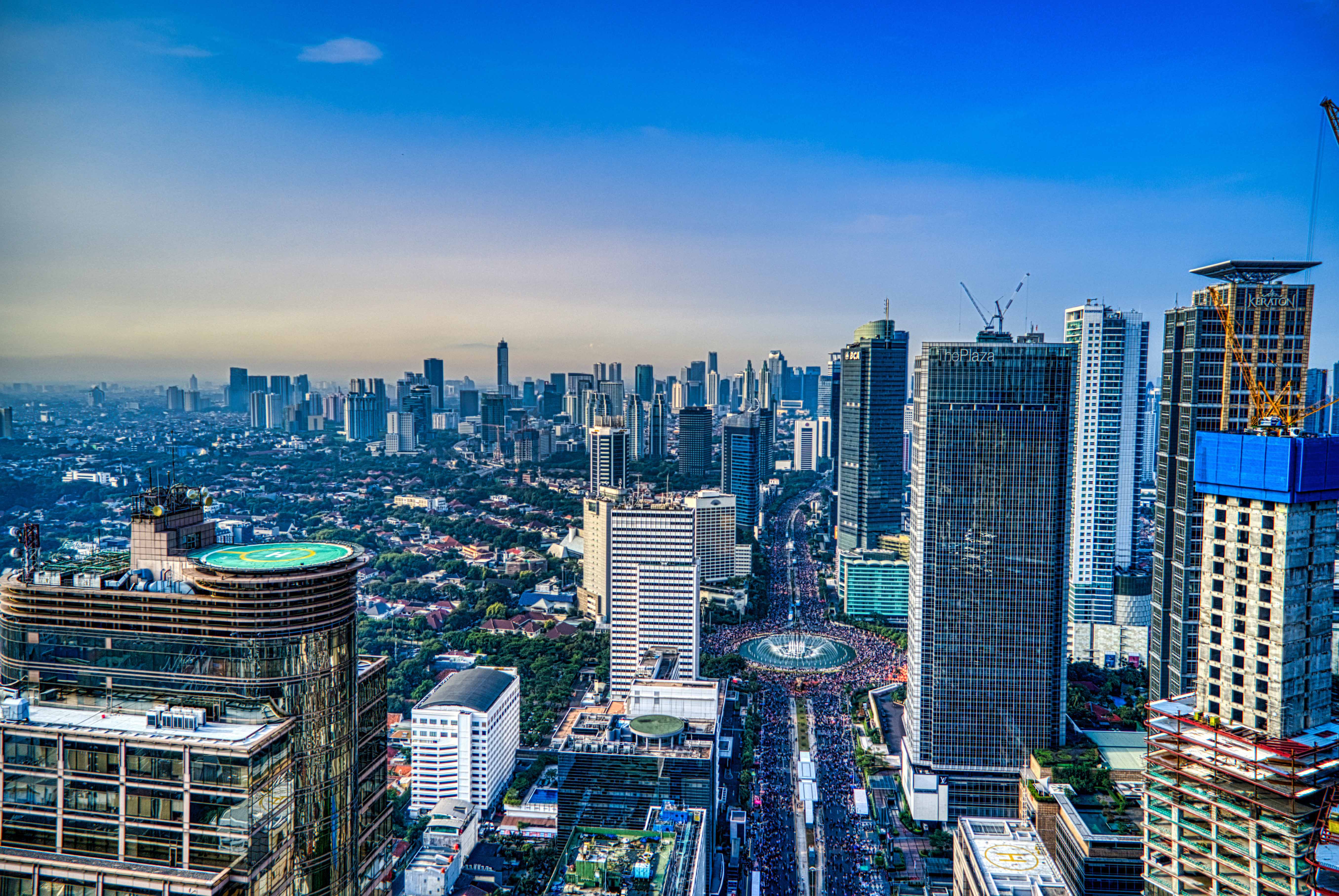 view of Jakarta, Indonesia