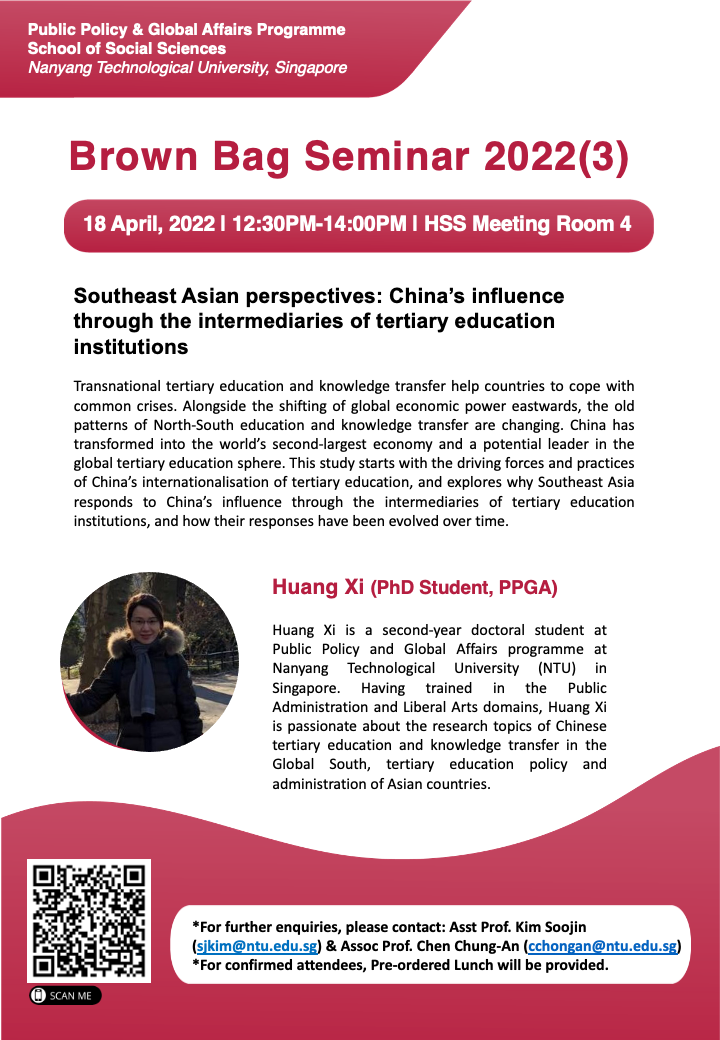 brownbag seminar, china influence, transnational education