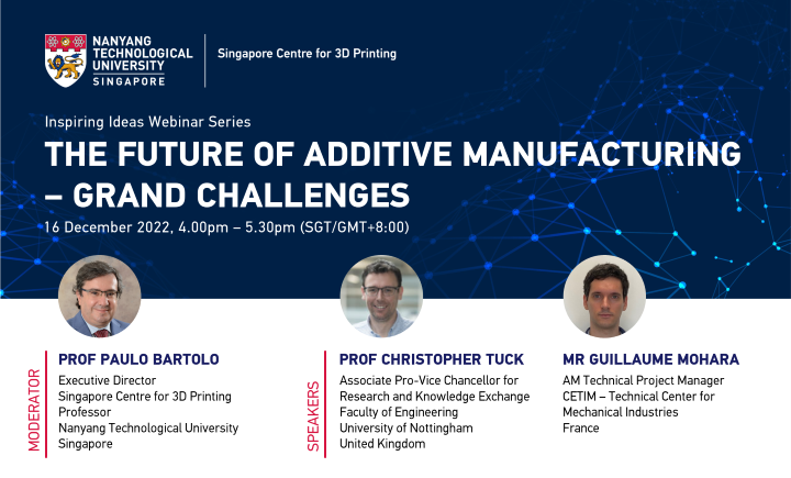 Inspiring Ideas Webinar Series: The Future of Additive Manufacturing - Grand Challenges 10