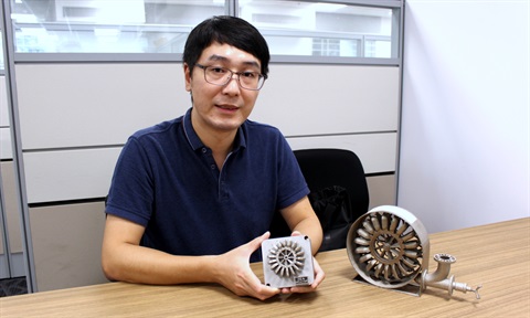Researcher showcases 3D printed prototypes of the pelton turbine