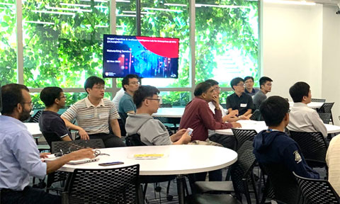 SCALE@NTU Networking Seminar 2018 had attendees from NTU,  NCS and Singtel-NUS Cyber Security CorpLab