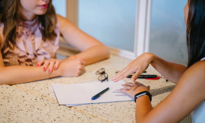 Mentoring stock image