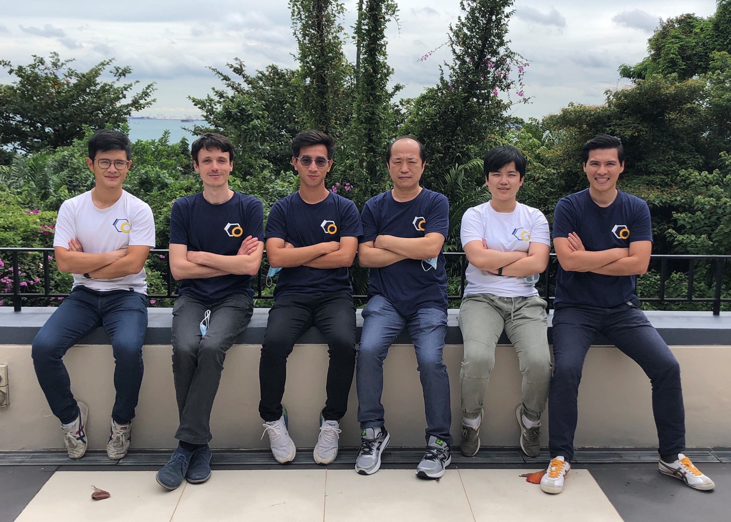 Dr Hung Pham (far left) and his team from Eureka Robotics