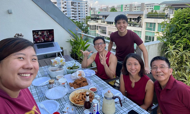Lawrence Loh and family