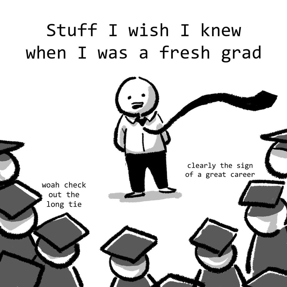 TWS comic about fresh grads