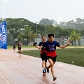 17 Runners dashing to the finish line